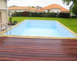 Piscine bois Linea 15,50 x 3,50 x h1,55m