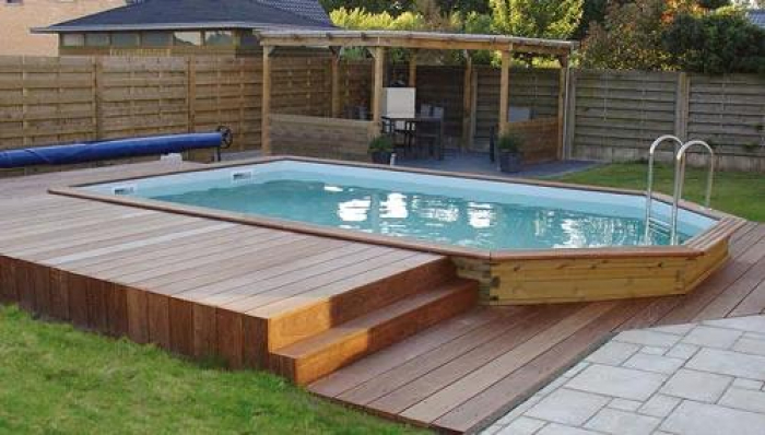 piscine hors sol en bois