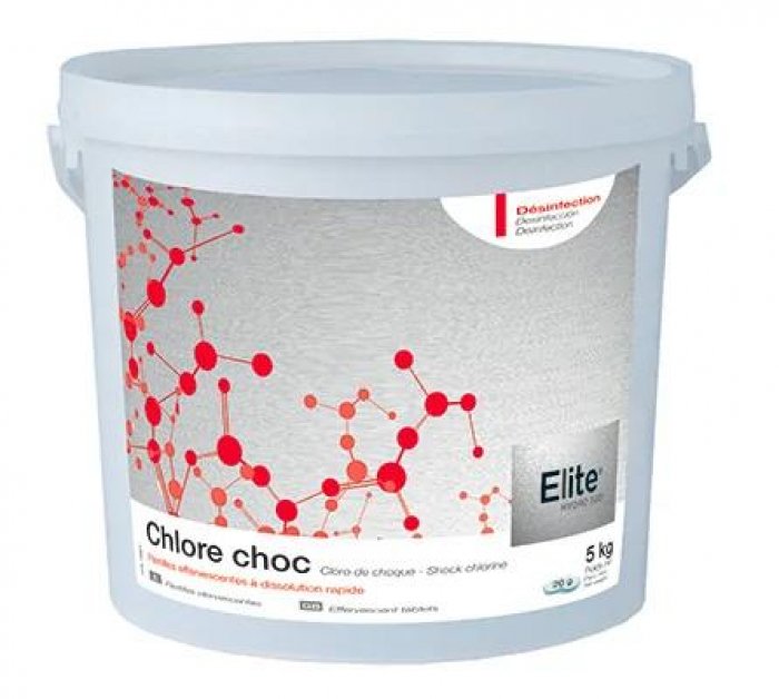 Chlore choc pastilles 20 g - 5 kg ELITE Hydro Sud Direct