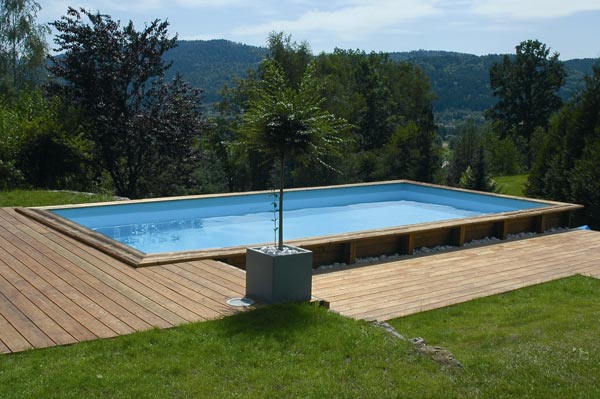 piscine traditionnelle bois