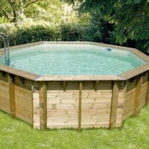 Piscine bois Océa ø 4,30 m - H. 1,20 m - liner sable