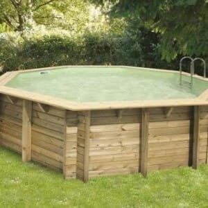 Piscine bois Océa ø 5,10 m - H. 1,20 m - liner sable