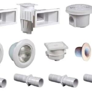 Kit pièces à sceller pour piscine béton 10 x 5 m