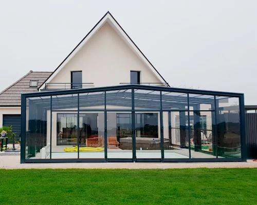 piscine couverte abri haut