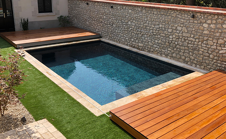 mini Piscine liner noir