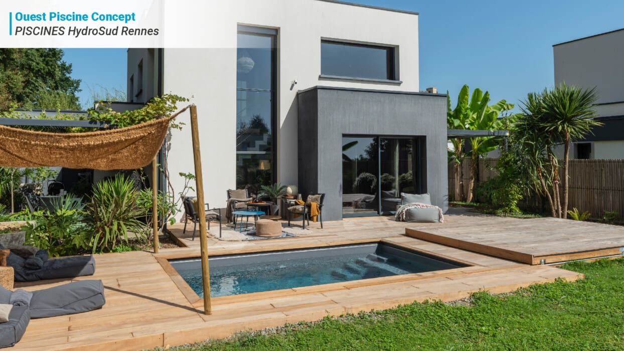 Mini piscine faite par PISCINES HydroSud Rennes