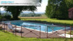 piscine traditionnelle blanche