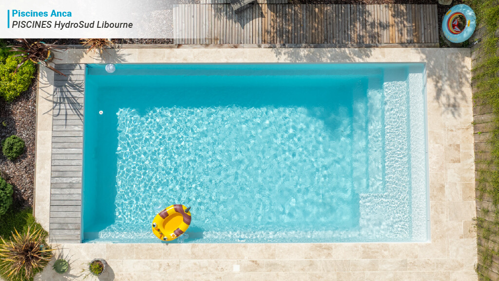 piscine coque vue drone